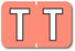 Medical Labels - Colwell Jewel Tone Alpha Filing System Labels, 1-1/2" x 1"