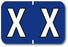 Medical Labels - Colwell Jewel Tone Alpha Filing System Labels, 1-1/2" x 1"