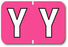 Medical Labels - Colwell Jewel Tone Alpha Filing System Labels, 1-1/2" x 1"