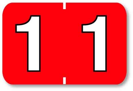 Medical Labels - Colwell Numeric Filing System Labels, 1-1/2" x 1"