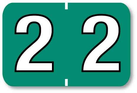 Medical Labels - Colwell Numeric Filing System Labels, 1-1/2" x 1"