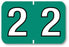Medical Labels - Colwell Numeric Filing System Labels, 1-1/2" x 1"