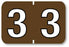 Medical Labels - Colwell Numeric Filing System Labels, 1-1/2" x 1"