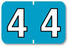 Medical Labels - Colwell Numeric Filing System Labels, 1-1/2" x 1"