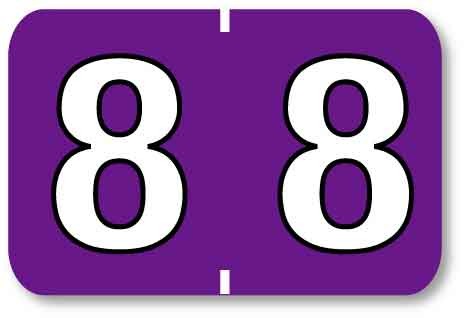 Medical Labels - Colwell Numeric Filing System Labels, 1-1/2" x 1"