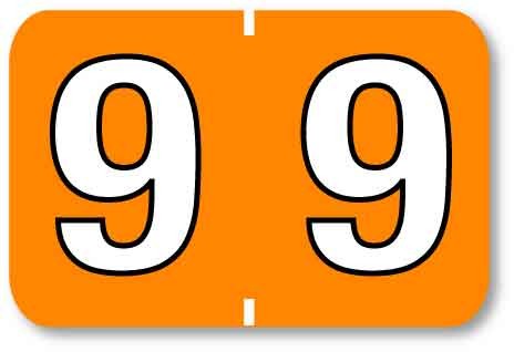 Medical Labels - Colwell Numeric Filing System Labels, 1-1/2" x 1"