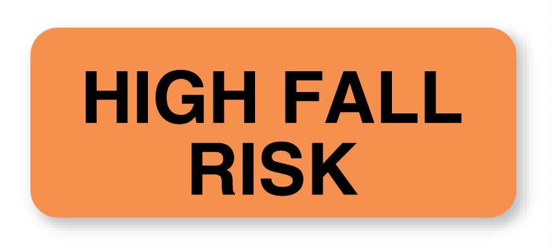 Medical Labels - Fall Risk Label, 1-1/4" x 5/16"