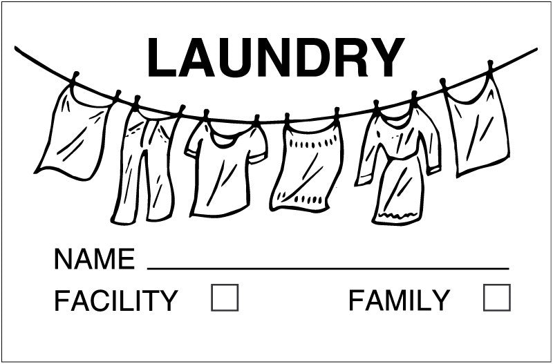 Medical Labels - Housekeeping Label, 8" x 5-1/2"