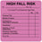 Medical Labels - Fall Risk Label, 2-1/2" x 2-1/2"