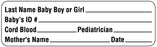 Medical Labels - Cord Blood Label, 3" x 7/8"
