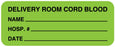 Medical Labels - Cord Blood Label, 2-1/4" x 7/8"