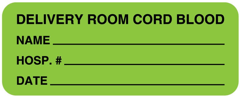 Medical Labels - Cord Blood Label, 2-1/4" x 7/8"