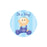 Medical Labels - IT'S A BOY, Kids' Sticker, 2-1/2" x 2-1/2"