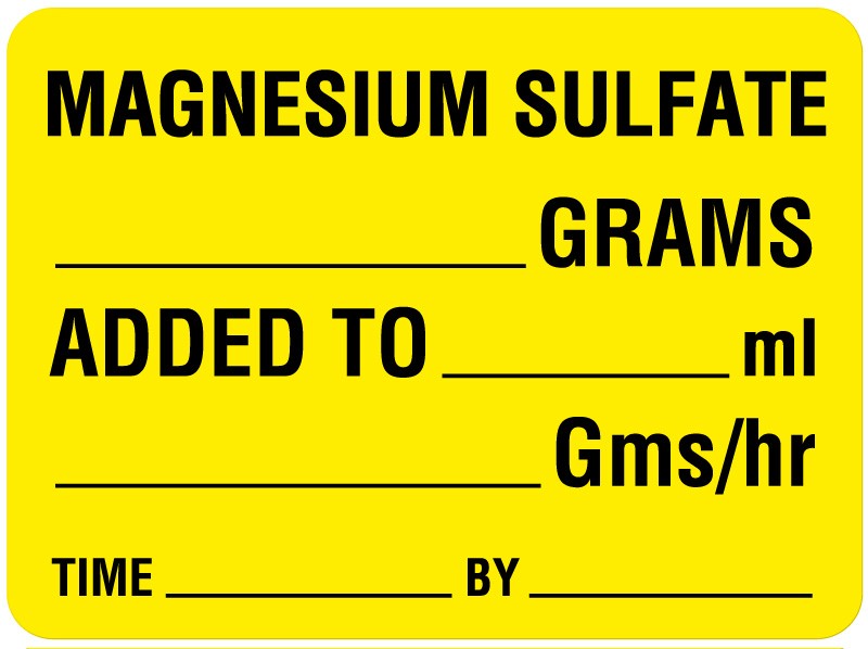 Medical Labels - IV Medication Additive Label, 2-3/8" x 1-3/4"