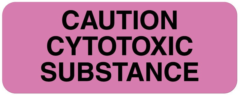 Medical Labels - Chemotherapy Communication Label, 2-1/4" x 7/8"