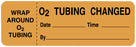 Medical Labels - Oxygen Therapy and Treatment Label, 3" x 1"