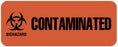 Medical Labels - Biohazard Warning Label, 2-1/4" x 7/8"