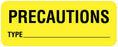 Medical Labels - General Infection Control Label, 2-1/4" x 7/8"