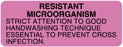 Medical Labels - Infection Control Labels, 3" x 1-1/8"