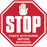 Medical Labels - Stop Sign Infection Control Labels, 6" x 6"