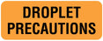 Medical Labels - Droplet Precautions Labels, 2-1/4" x 7/8"