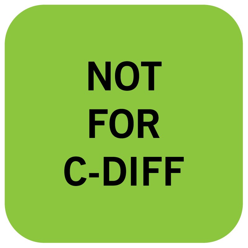 Medical Labels - Not for C Diff Labels, 1" x 1"