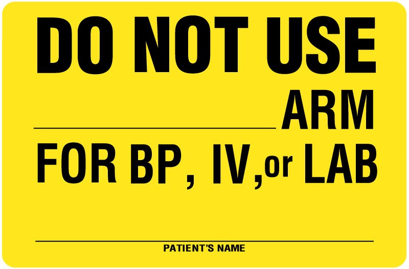 Medical Labels - General Nursing Communication Label, 4" x 2-5/8"