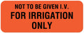 Medical Labels - Medication Communication Label, 2-1/4" x 7/8"
