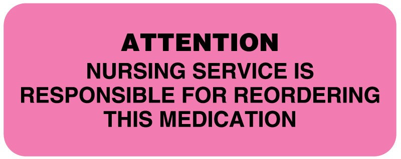 Medical Labels - Nursing Communication Label, 2-1/4" x 7/8"