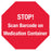 Medical Labels - SCAN BARCODE, ALert Label, 1-1/2" x 1/2"