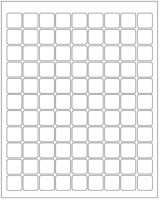 Medical Labels - High Speed Laser Printer Label, 8-1/2" x 11"