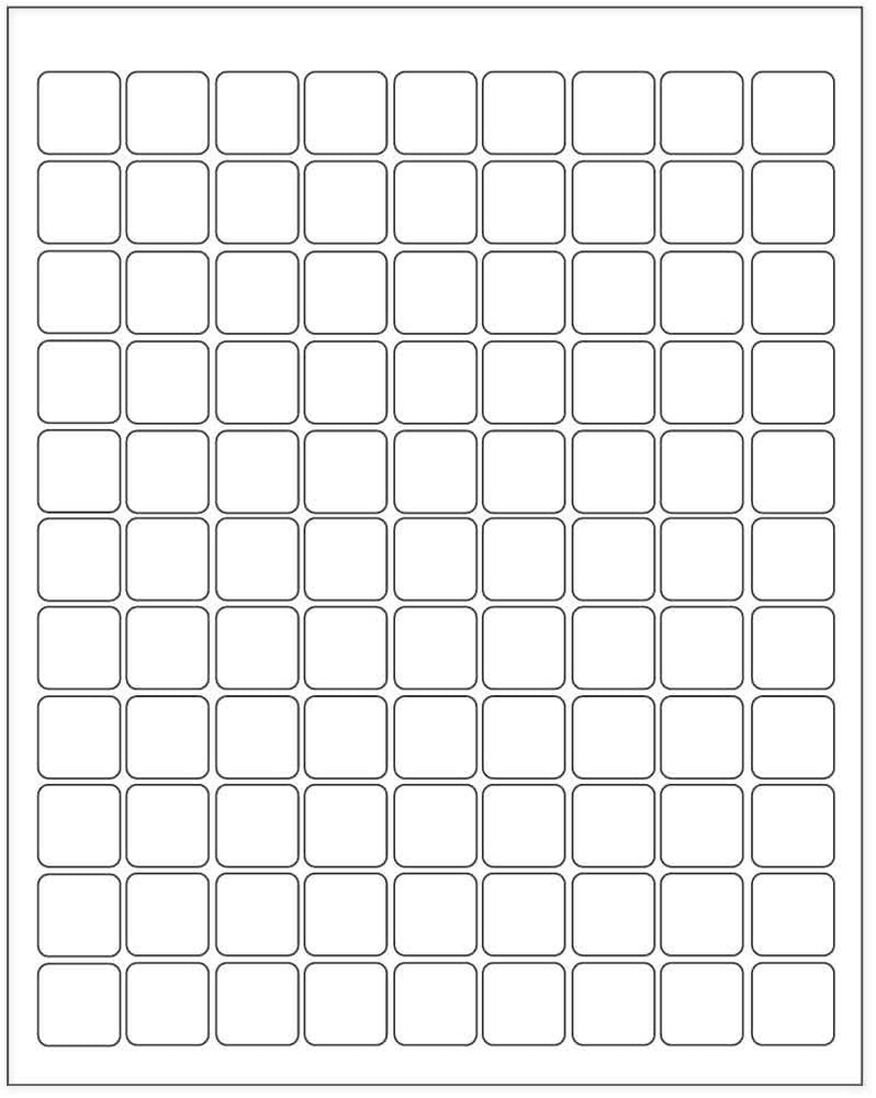 Medical Labels - High Speed Laser Printer Label, 8-1/2" x 11"