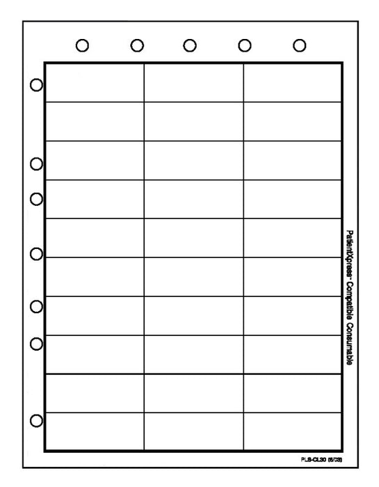 Medical Labels - Laser Printer Label, 8-1/2" x 11"