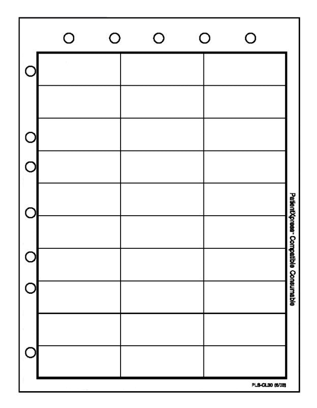 Medical Labels - Laser Printer Label, 8-1/2" x 11"
