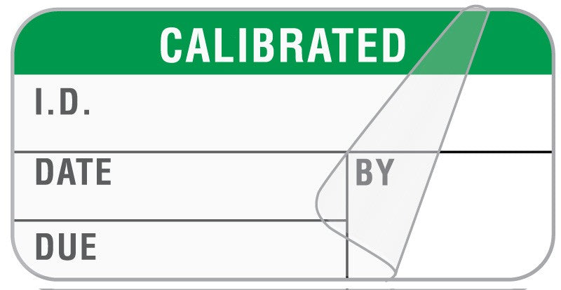Medical Labels - Calibration Label, 1-1/2" x 3/4"