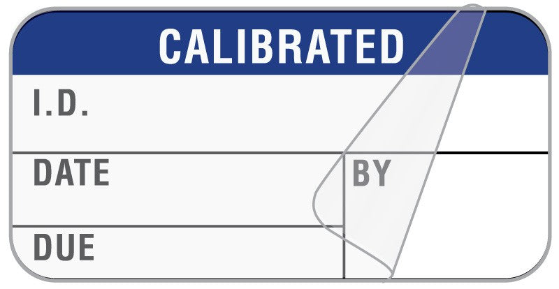Medical Labels - Calibration Label, 1-1/2" x 3/4"