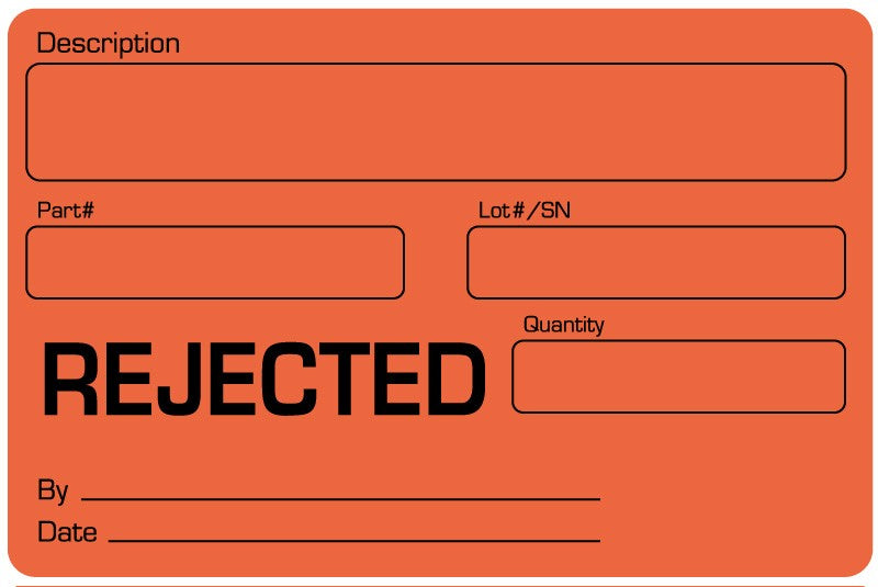 Medical Labels - Quality Control Label, 4" x 2-5/8"