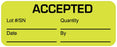 Medical Labels - Quality Control Label, 2-1/4" x 7/8"