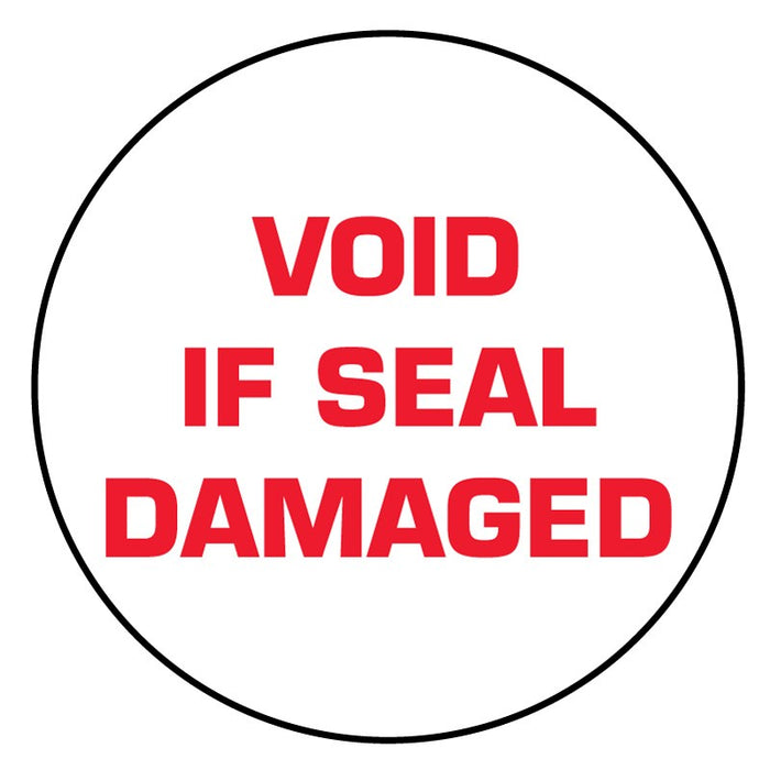 Medical Labels - White Tamper-Evident Calibration Label, 3/4" x 3/4"