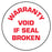 Medical Labels - White Tamper-Evident Calibration Label, 3/4" x 3/4"