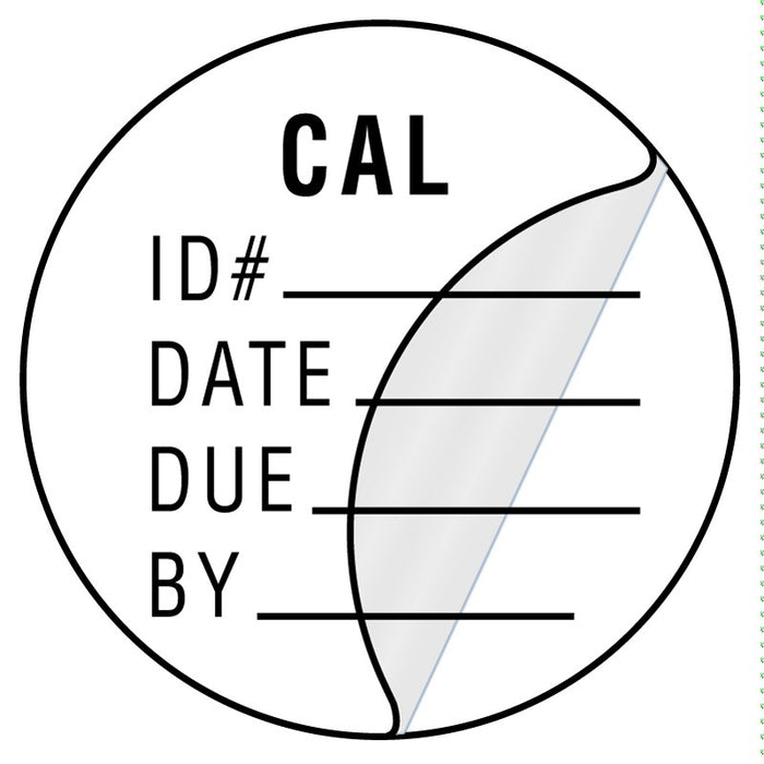 Medical Labels - Calibration Label, 3/4" x 3/4"