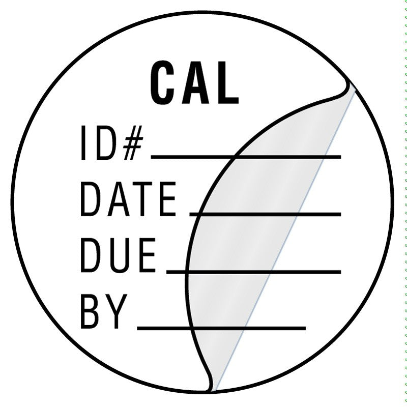 Medical Labels - Calibration Label, 3/4" x 3/4"