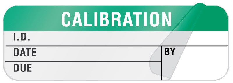 Medical Labels - Calibration Label, 1-1/2" x 1/2"