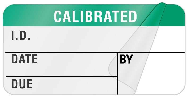 Medical Labels - Calibration Label, 1-1/2" x 3/4"