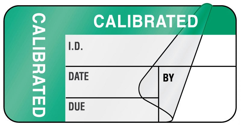 Medical Labels - Calibration Label, 1-1/2" x 3/4"