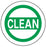 Medical Labels - CLEAN Label, 1-1/2" x 1-1/2"