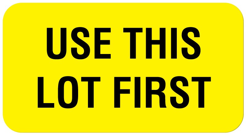 Medical Labels - Quality Control Label, 1-5/8" x 7/8"