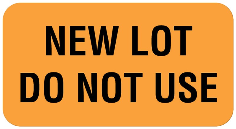 Medical Labels - Quality Control Label, 1-5/8" x 7/8"