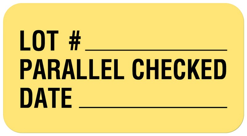 Medical Labels - Quality Control Label, 1-5/8" x 7/8"