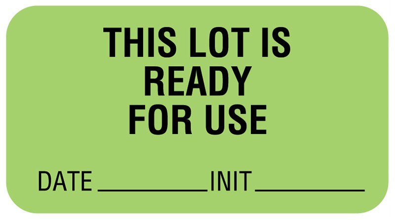 Medical Labels - Quality Control Label, 1-5/8" x 7/8"